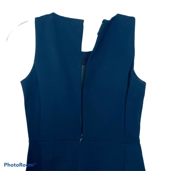 J.Crew Women's Dress Tweed Fit & Flare Gray Black Colorblock Crew Sleeveless 00 - Picture 3 of 6